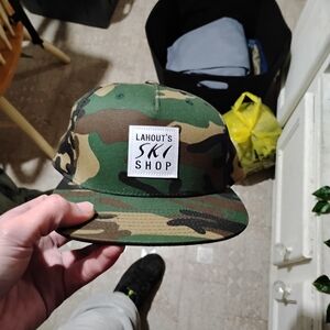 Source Unknown Green and Brown Camo Hat